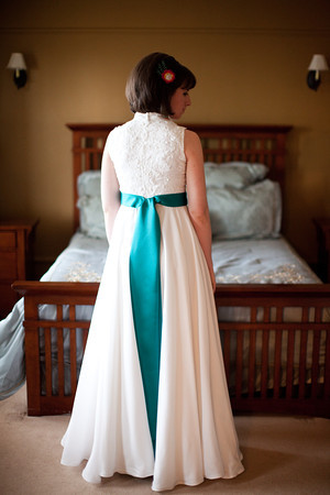 DIY Wedding Teal Sash DIY Wedding Teal Sash from Bride