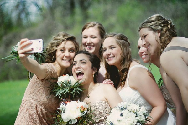 wedding selfie