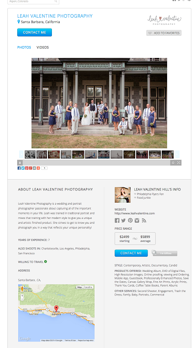 Leah Valentine Photography Santa Barbara wedding photographer