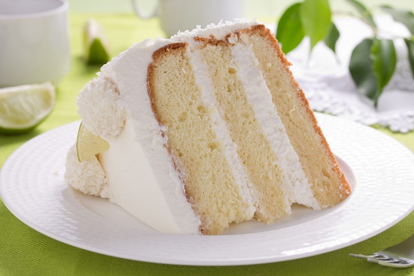 coconut lime wedding cake