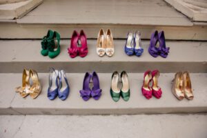jewel toned fall wedding shoes