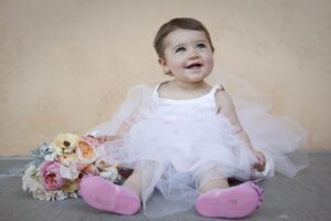 Sonoma Valley wedding cute flower girl