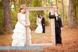 bride groom ring bearer flower girl