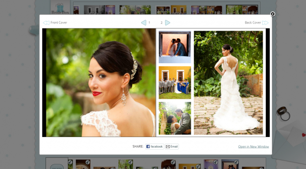 design wedding album online