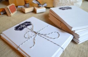 monogrammed stationery paper anniversary