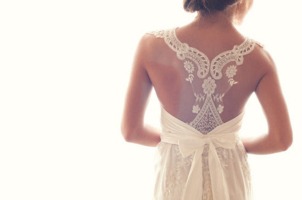 wedding dress back styles