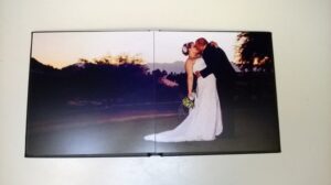 making a wedding album