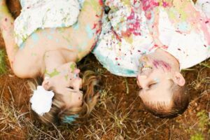 Trash the dress paint