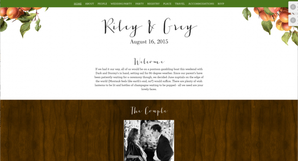 Wedding Website