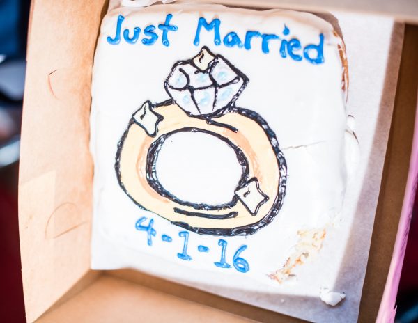just married cake