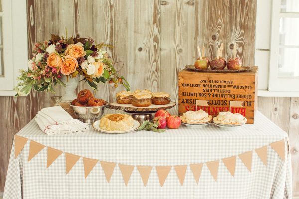dessert table